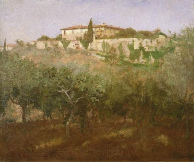 Frank Duveneck Villa Castellani Spain oil painting art